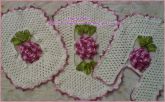 Jogo de banheiro flor barroco
