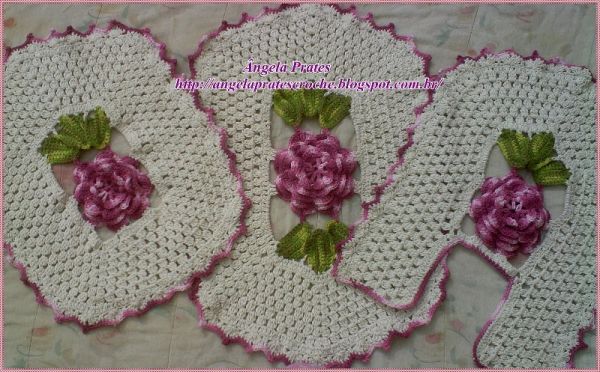 Jogo de banheiro flor barroco